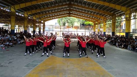 Kalayaan National High School Cheerdance 2k18 Grade 10 Section 9 Redcrocs Youtube