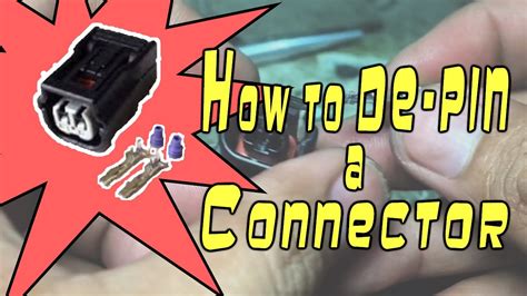 How To Depinning Honda Connector With Basic Tools Youtube