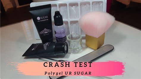 CRASH TEST Kit Polygel Ur Sugar Ma toute première pose YouTube