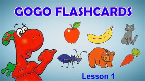 Gogo Lessons Flashcards Abc English Vocabulary Lesson 1 Youtube