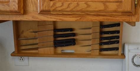 8 Brilliant Ideas For Storing Kitchen Knives The Owner Builder Network