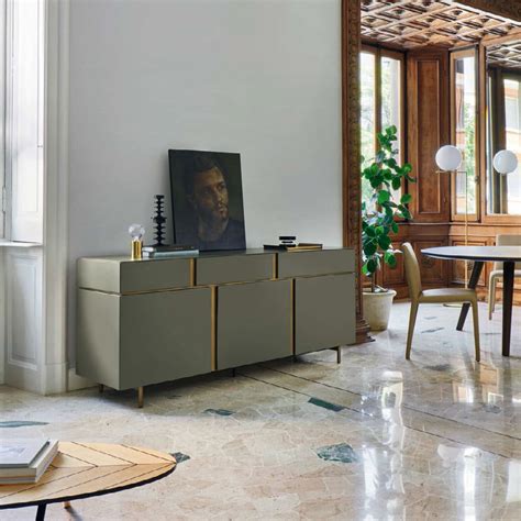 Credenza Moderna ABACO C5C207 SANGIACOMO In Metallo In Legno