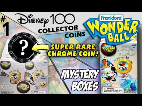 Wonderball Mystery Collector S Coins SUPER RARE Unboxed Disney 100