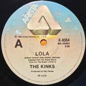 The Kinks - Lola (1980, Vinyl) | Discogs