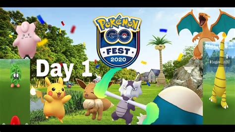 Pokemon Go Fest 2020 Day 1 Youtube