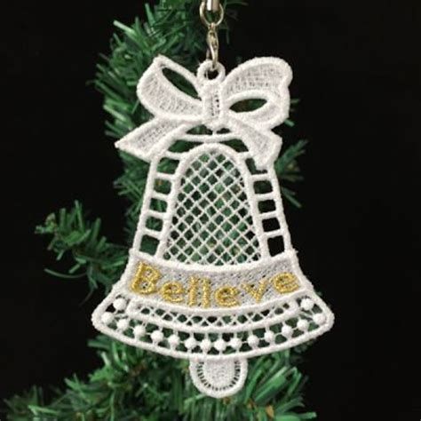 FSL Dazzling Christmas Bell Free Standing Lace Machine Embroidery