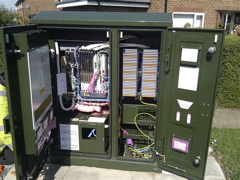 Bacton Ip14 Fttc Bt Openreach Fibre Cabinet Being Wired Up Flickr