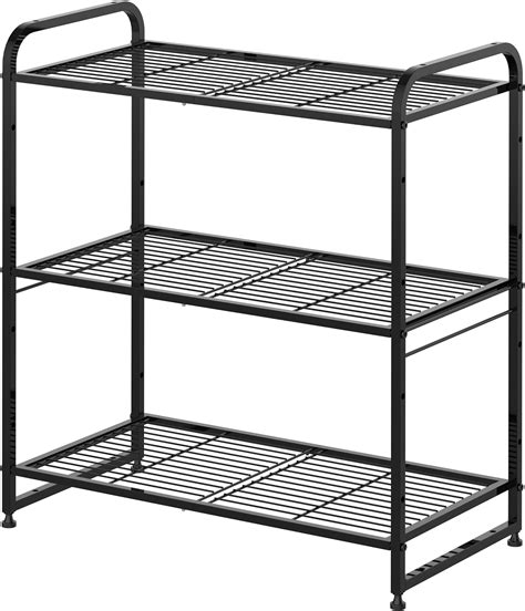 Simple Trending 3-Tier Stackable Wire Shelving Unit Storage Rack ...