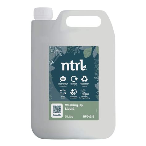 Jangro Ntrl Washing Up Liquid 5 Litre BF042 5