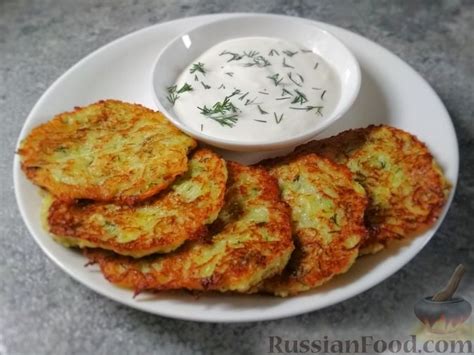 Рецепт: Кабачково-картофельные драники на RussianFood.com