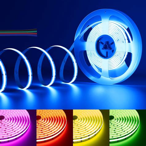 Amazon PAUTIX RGB COB LED Strip Light 24ft 7 5m UL Listed 24V