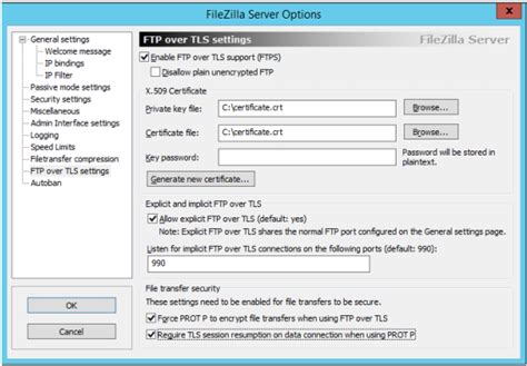 Configuraci N De Un Ftp Seguro En Filezilla Server Portfolio