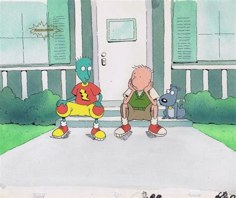 Doug Funnie Original Production Cel Cell Animation Art Coa Nickelodeon