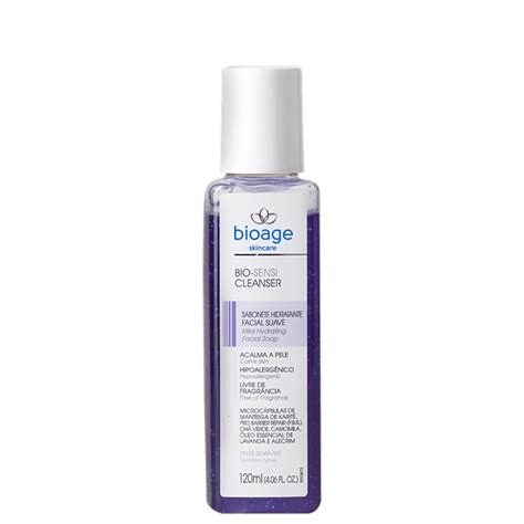 Sabonete L Quido Facial Bioage Bio Sensi Cleanser Beleza Na Web