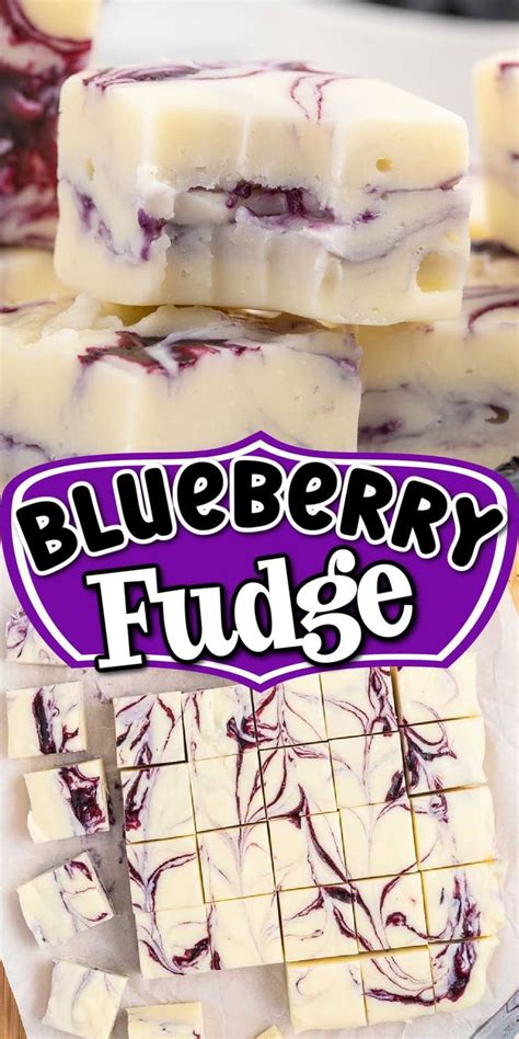 Blueberry Fudge A Delicious Homemade Confection