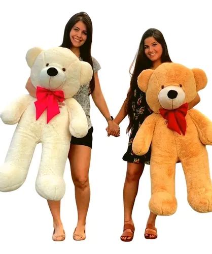 Urso Gigante Grande Teddy Bear Pelúcia 90 Cm Nacional