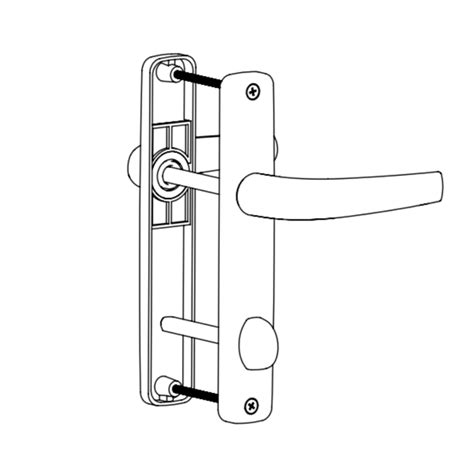 Door Handle Al Izmir Balcony Type Matte Windoform