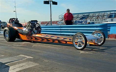 Nostalgia Front Engine Dragster 70 Sec Car Driven By Jacqui Salinas