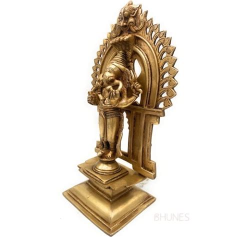 Bhunes Brass Lord Ganesh Idol Ganesha Murthi Ganapati Statue Home