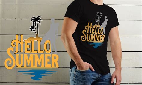 Hello Summer T Shirt Design Graphic By Ar88design · Creative Fabrica