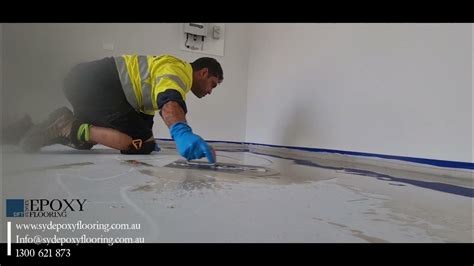 Sydney Epoxy Flooring Double Garage Epoxy Floor Coating In Sydney Youtube