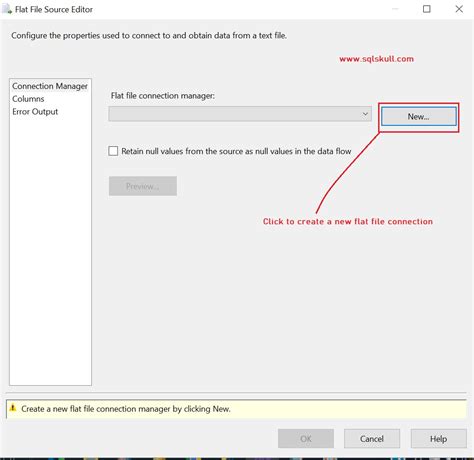 Load Flat File Into Sql Server Table In Ssis Sql Bi Tutorials