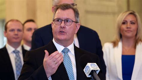 Sir Jeffrey Donaldson Resigns As Dup Leader Following Historical