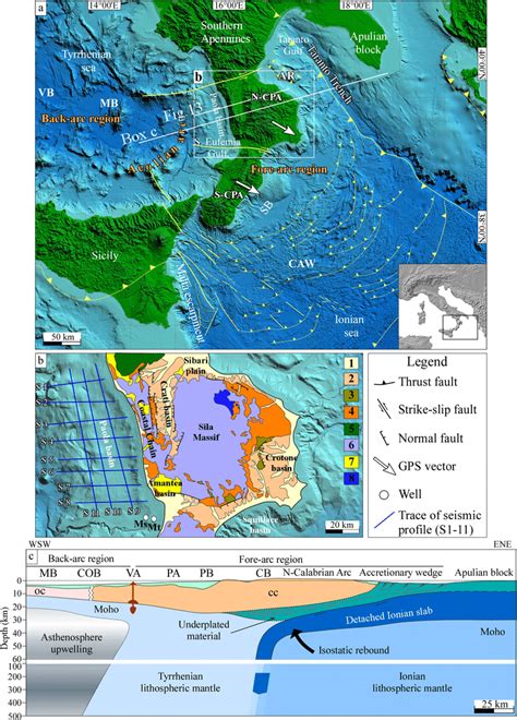 A Schematic Tectonic Map Of The TyrrhenianIonian Subduction System