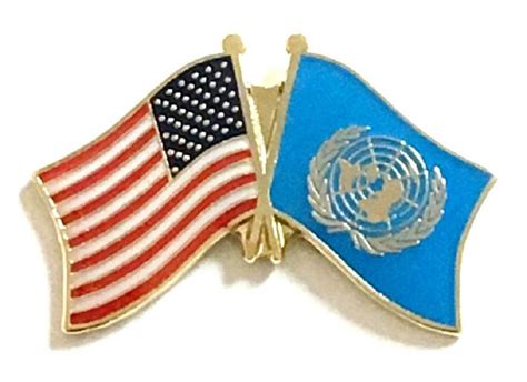 United Nation World Flag Lapel Pin Country Friendship Brooch World Flag Pins