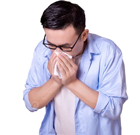 Cold Blowing Nose Sick Sick Man Rheum Blow Your Nose Sick Png