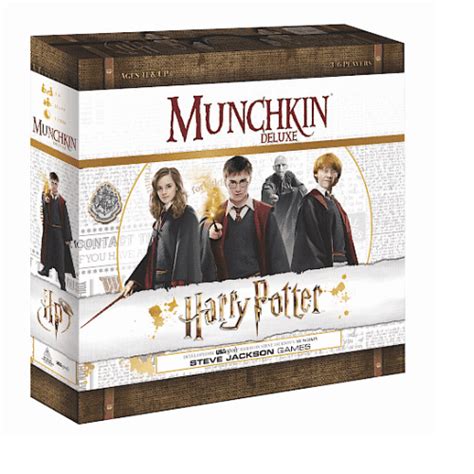 Munchkin Deluxe Harry Potter Board Game Quizzic Alley Licensed Harry Potter Merch