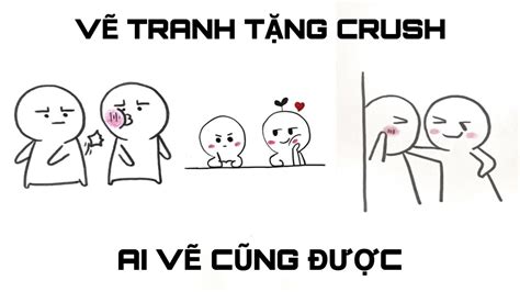 Tổng Hợp VẼ Tranh TẶng Crush Vô Cùng đơn Giản Lê Công Duy Tính Youtube