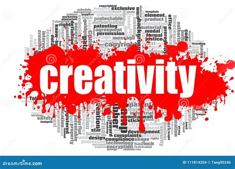 Creativity Word Cloud Stock Illustration Illustration Of Innovation