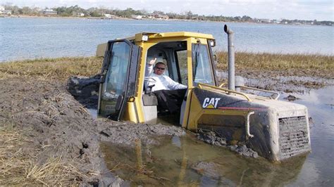 Amazing Dangerous Idiots Bulldozer Operator Skills Fastest Deep River