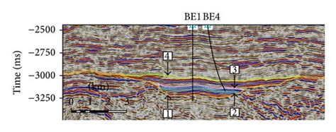 Uninterpreted A And Interpreted B Seismic Line Number L