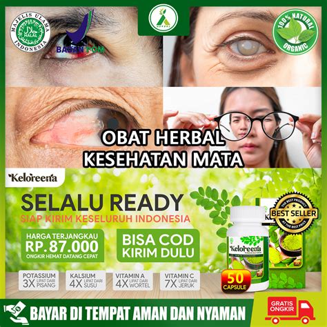 Obat Mata Berlemak Lemak Di Mata Pterygium Keloreena Daun Kelor