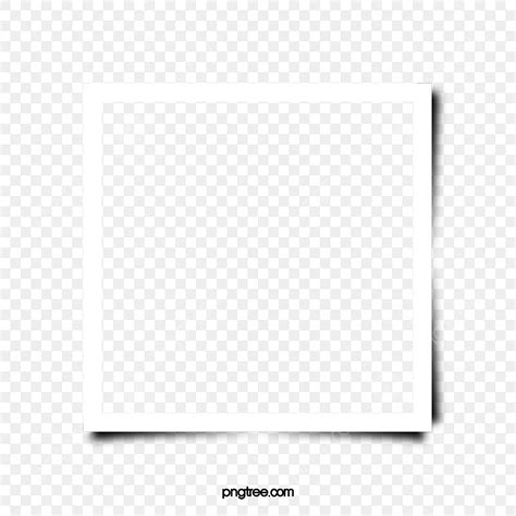 Square White Picture Frame Png