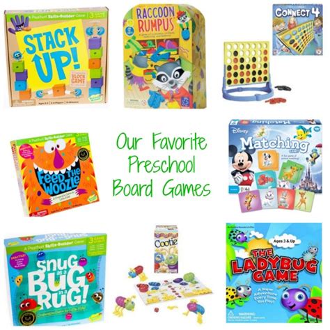 Preschool Board Games