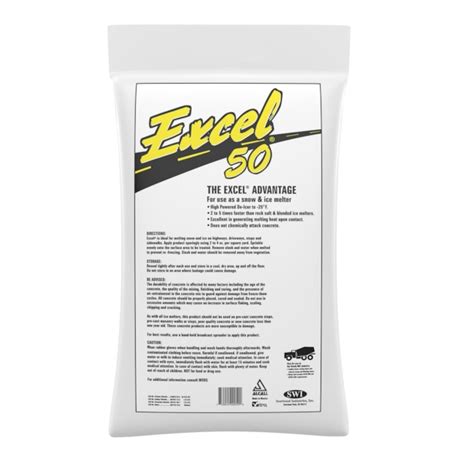 Excel 50 50 Lb Natural Fast Acting Calcium Chloride Ice Melt Pellets