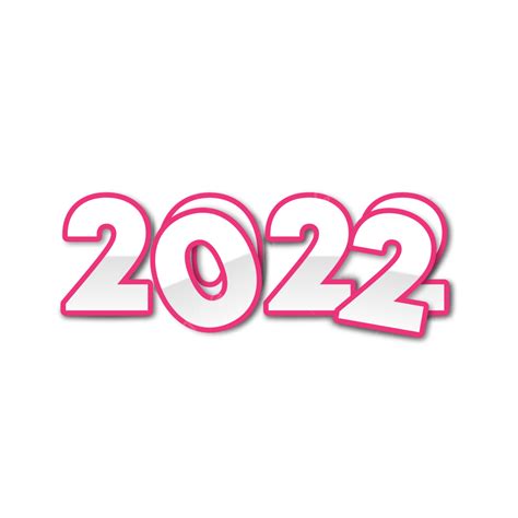 Texts Clipart Hd Png 2022 Pink Text 2022 Year Calendar Png Image