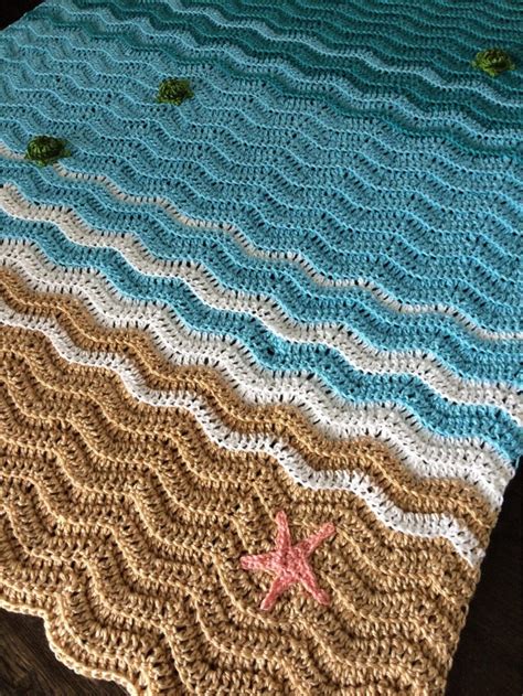 You Can Crochet Your Own Sea Turtle Beach Blanket And I Need It Crochet