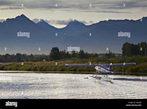 Lake Hood Air Harbor, Anchorage, Alaska, USA Stock Photo - Alamy