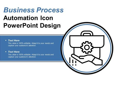 Business Process Automation Icon Powerpoint Design | PowerPoint Slide ...