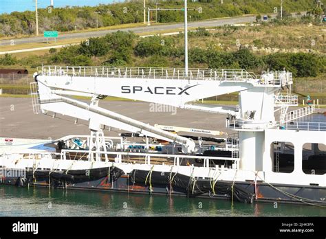 GO Searcher SpaceX Crew Dragon Recovery Ship Near Cape Canaveral