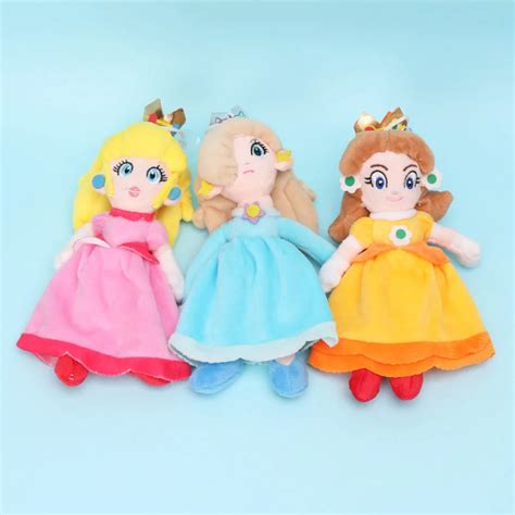 20cm Super Mario Bros Plush Princess Peach Daisy Rosalina Plush Soft ...