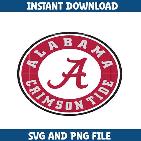 Alabama Crimson Tide Svg Alabama Logo Svg Alabama Crimson Inspire