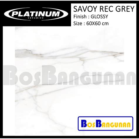 Jual Keramik Lantai PLATINUM 60x60 SAVOY Series Keramik Lantai Glossy