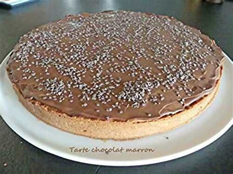 Tarte Chocolat Marron De Croquant Fondant Gourmand Et Ses Recettes De