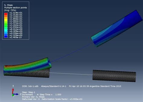 Beam Shell Tie Dassault Abaqus Fea Solver Eng Tips