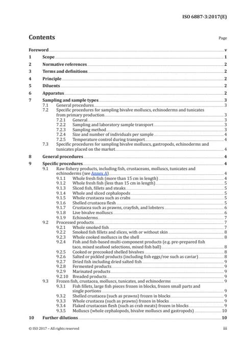 ISO 6887 3 2017 Microbiology Of The Food Chain Preparation Of Test